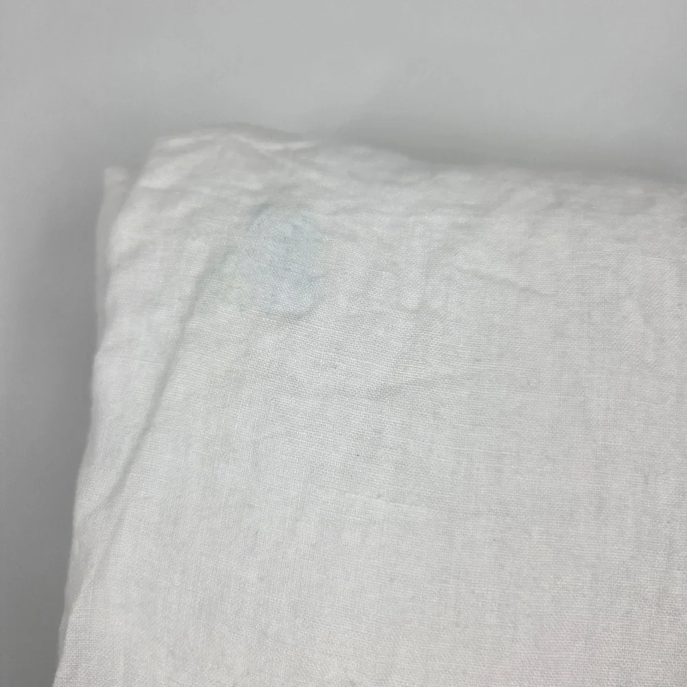 QUINCE European Linen Duvet Cover King/Cal King White 6844
